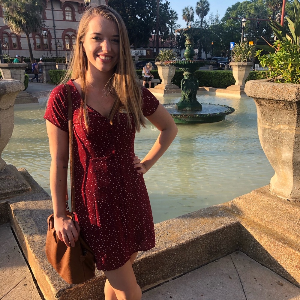 Red dress
